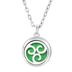 Pendant Perfume Locket Stainless Steel Essential Oil Diffuser Women's Necklace