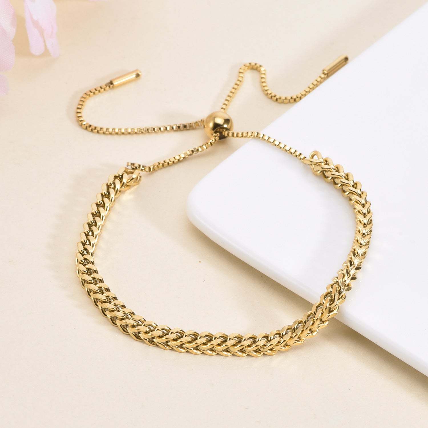 Simple Cold Style Ins Special-interest Design Non-fading Bracelet For Women