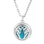 Pendant Perfume Locket Stainless Steel Essential Oil Diffuser Women's Necklace