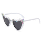Heart Black Sunglasses Decoration