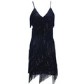 Dance Costume Sequined Tassel Dress