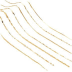 Pure Color Silver Necklace Clavicle Chain Female