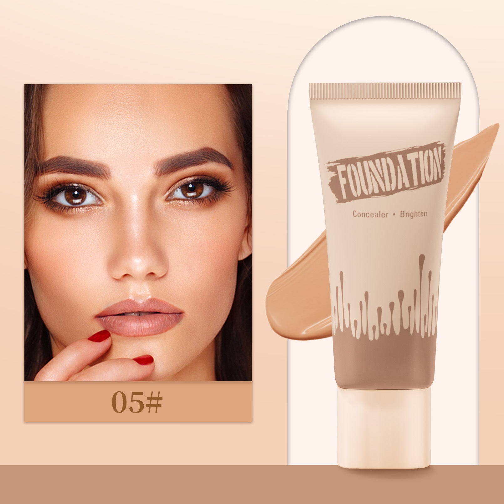 Concealing Foundation Oil Control Makeup Natural BB Cream