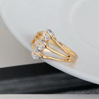 Simple Fashion Personality Zircon Ring