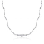 Irregular Tin Foil Necklace For Women Autumn And Winter