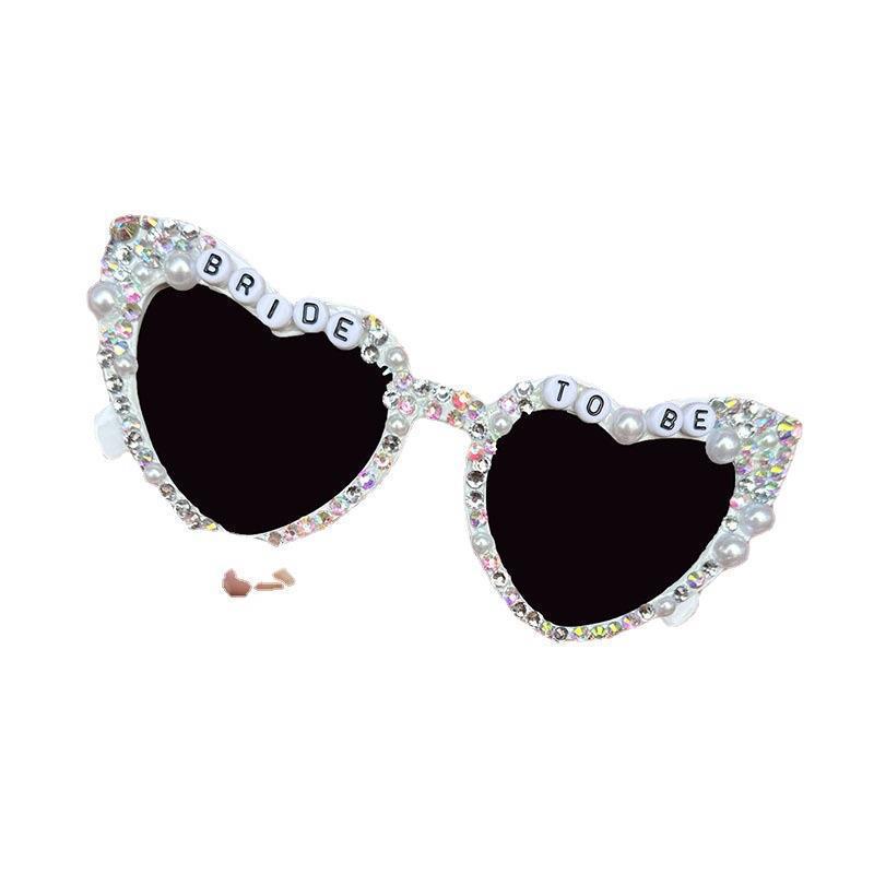 Heart Black Sunglasses Decoration