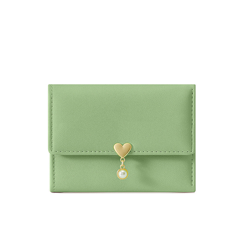 Mini Women's Cute Tri-fold Love Wallet