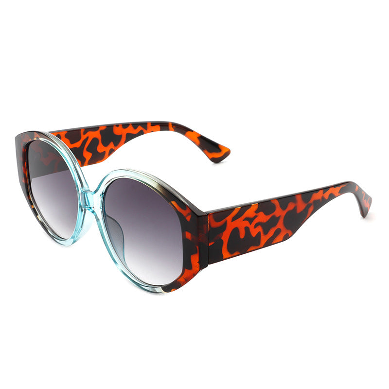 Fashion Round Frame Colorful Sunglasses