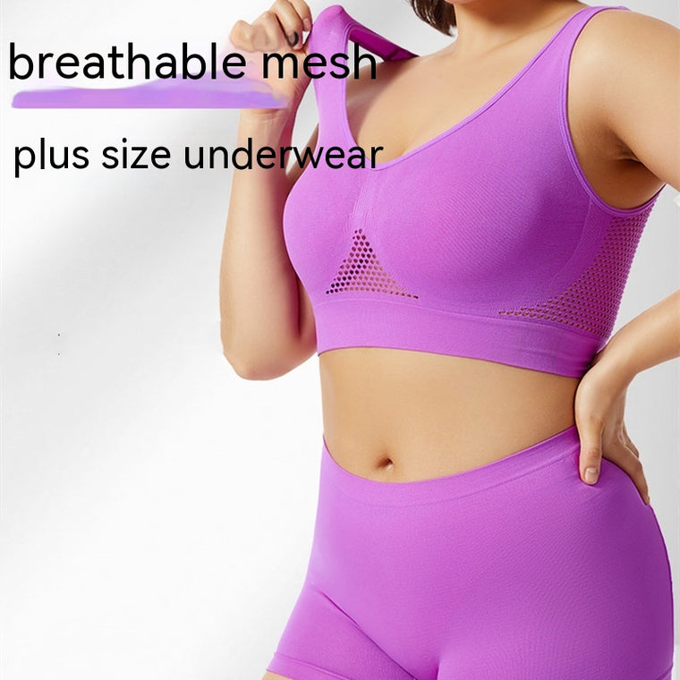 Underwear Women's Small Chest Push-up Running Fitness Jiamei