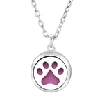 Pendant Perfume Locket Stainless Steel Essential Oil Diffuser Women's Necklace