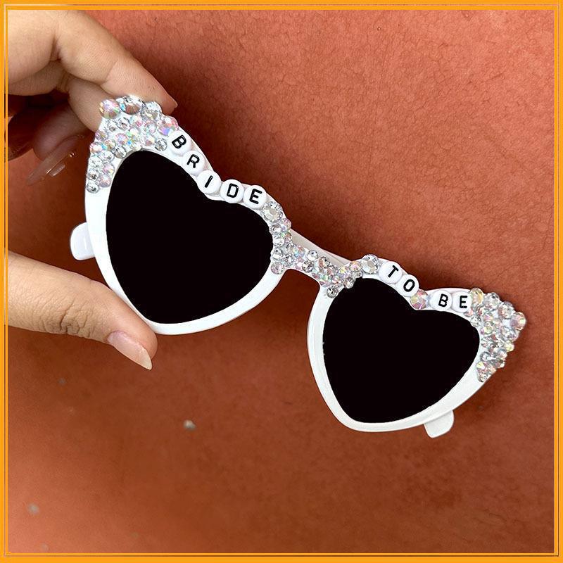 Heart Black Sunglasses Decoration