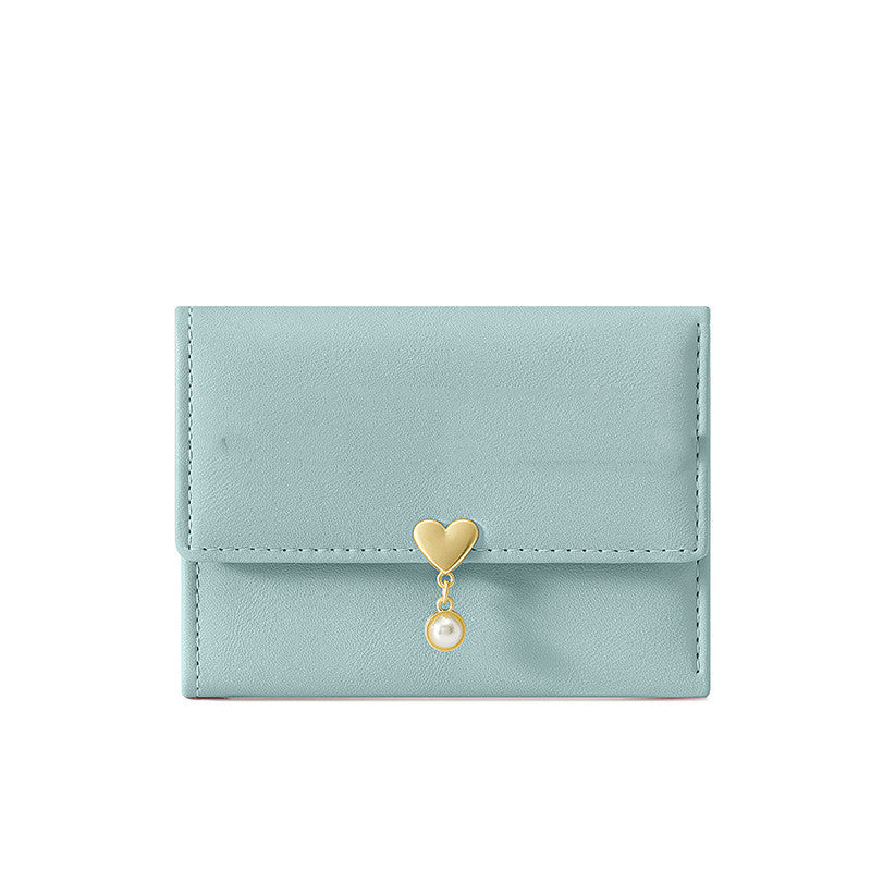 Mini Women's Cute Tri-fold Love Wallet