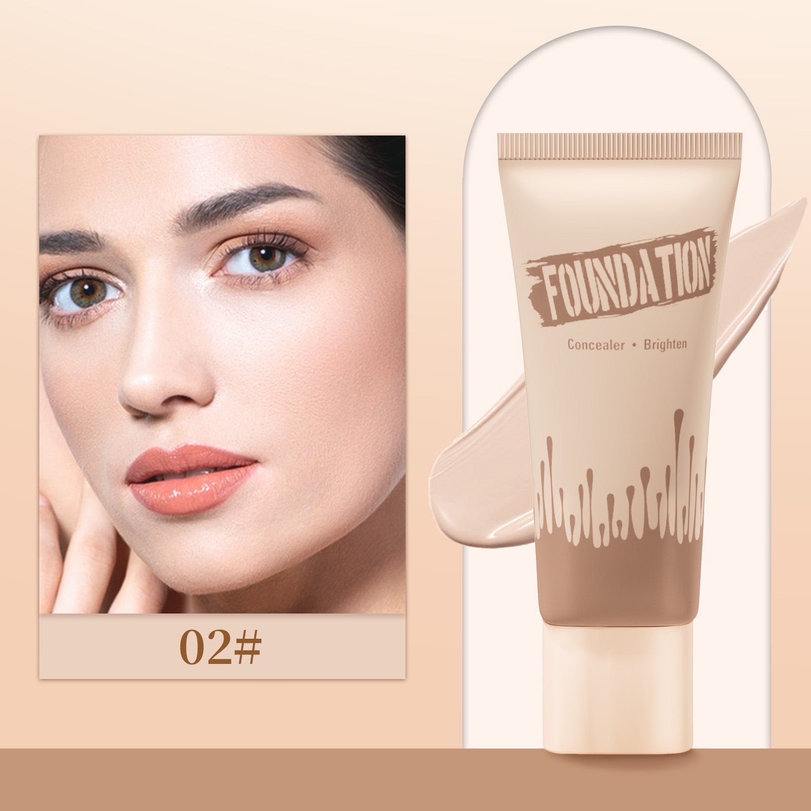 Concealing Foundation Oil Control Makeup Natural BB Cream