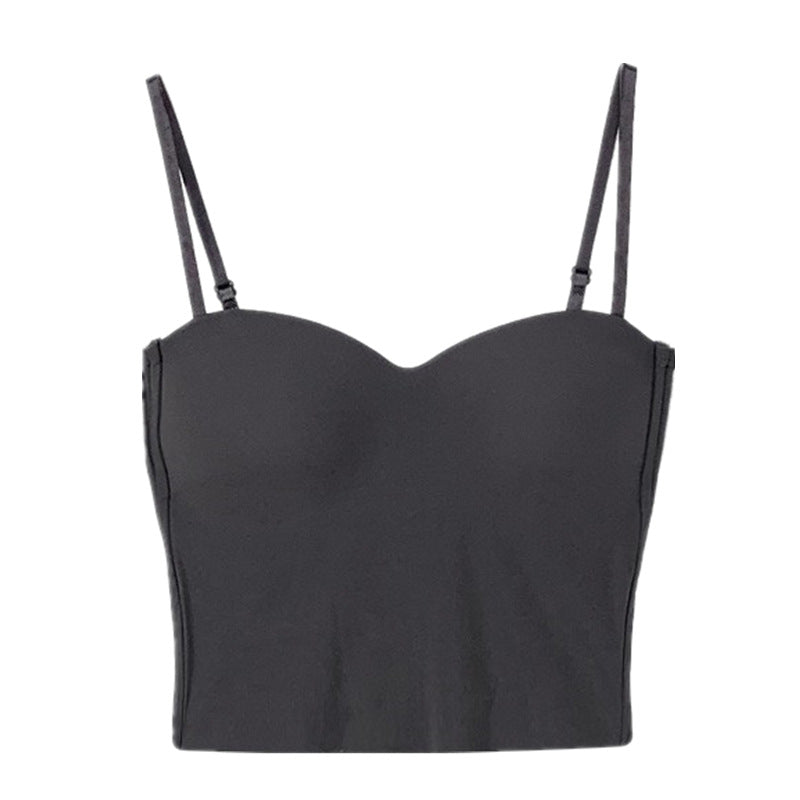 Ice Silk Camisole Women's Chest Pad