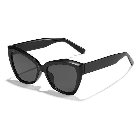 Polygon Large Frame Showing Face Small Sunglasses