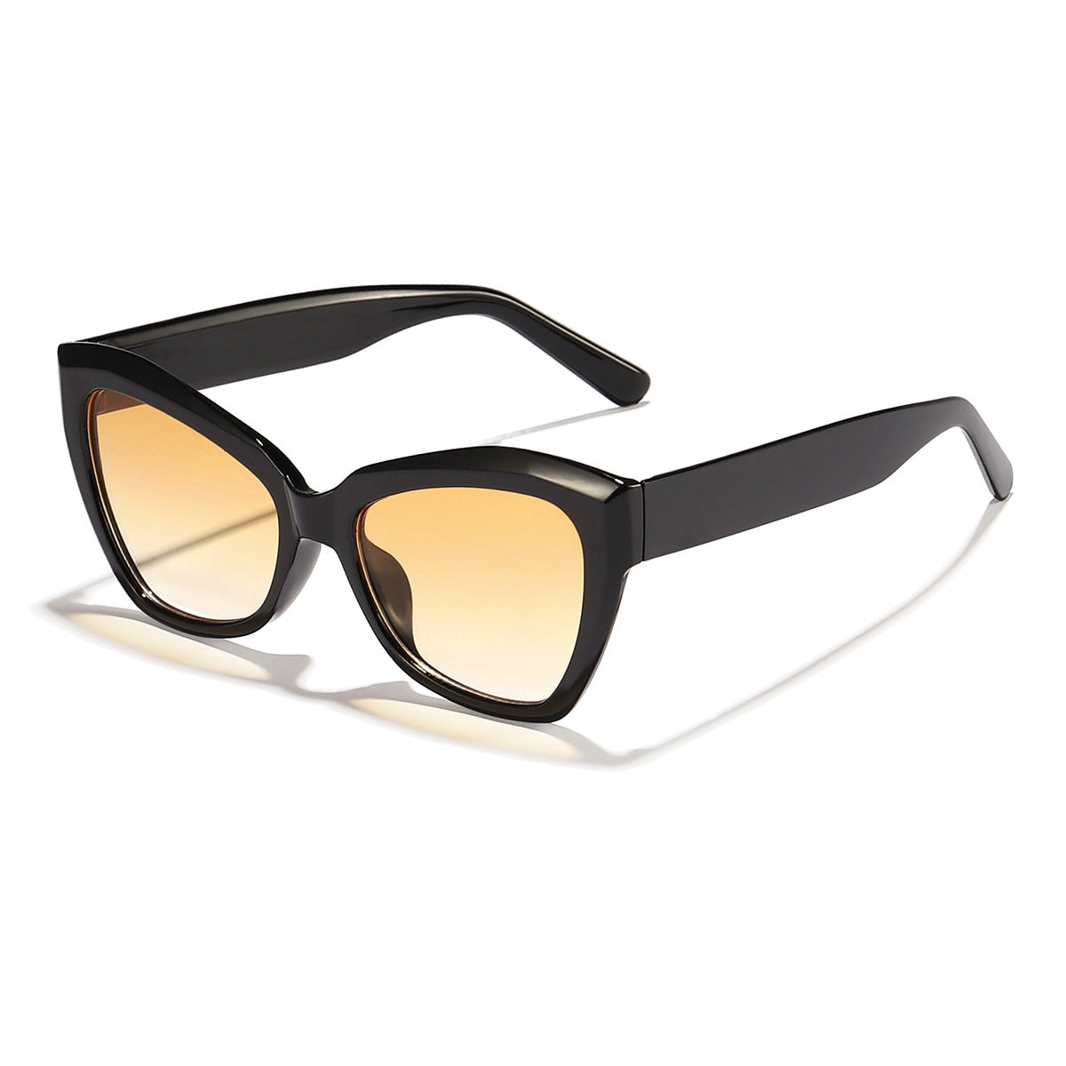 Polygon Large Frame Showing Face Small Sunglasses