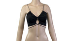 Outer Wear Tight Lace-up Adjustable Refreshing Backless Knitted Milk Silk Camisole