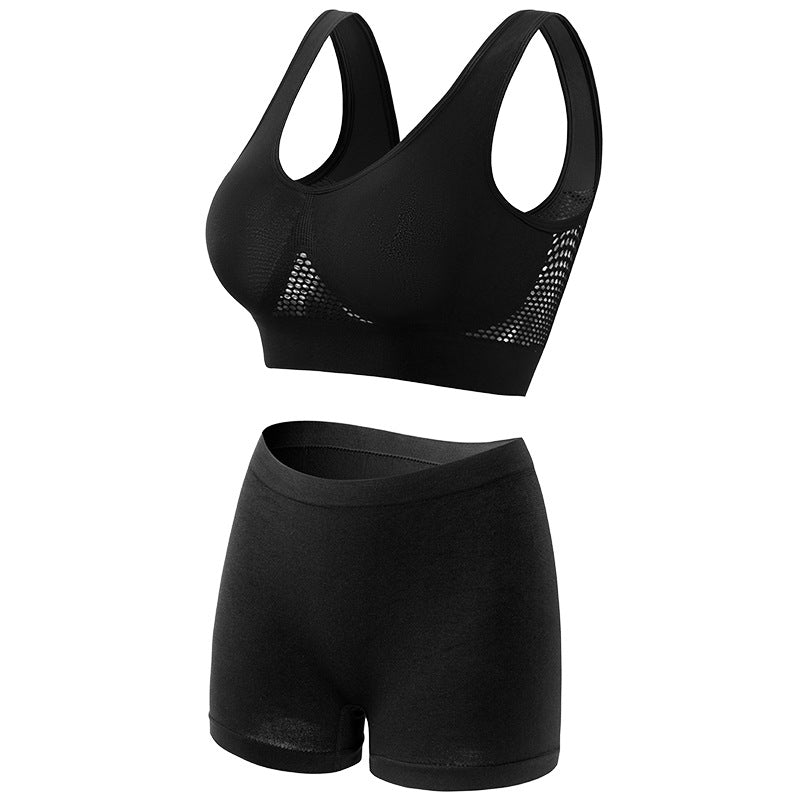 Underwear Women's Small Chest Push-up Running Fitness Jiamei