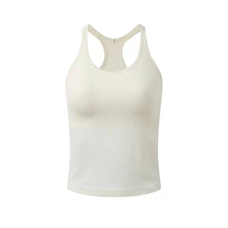 Women's Fashion I-shaped Yoga Clothes Thread Breathable Vest