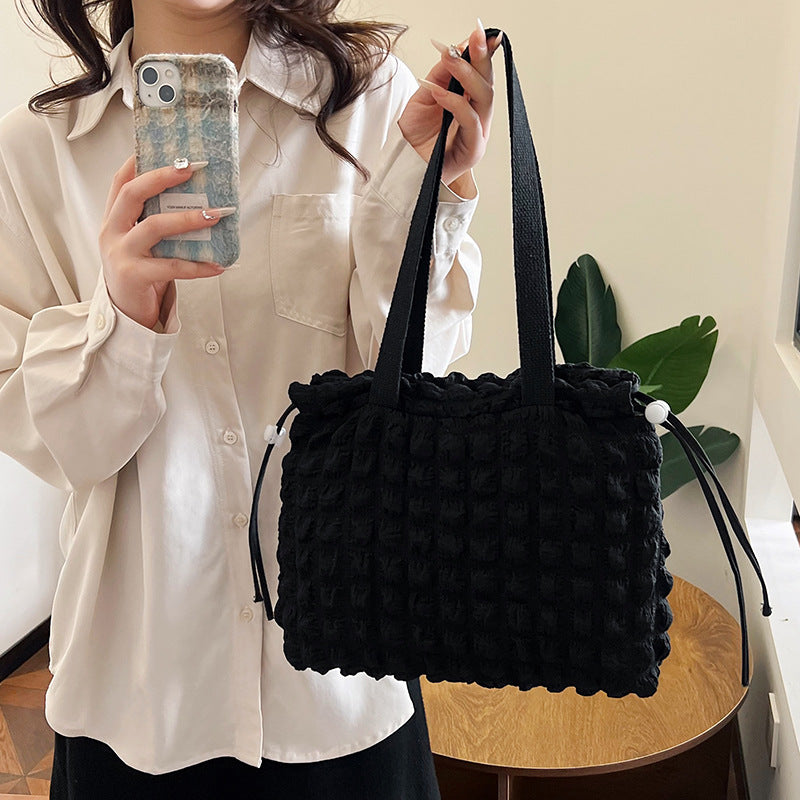 South Korea Pleated Cloud Bag Down Cotton Bubble Chain