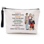 Student Minimalist Pencil Case Portable Canvas Wear-resistant Buggy Bag