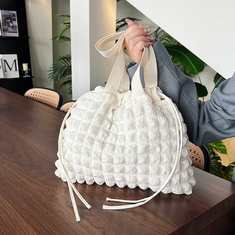 South Korea Pleated Cloud Bag Down Cotton Bubble Chain