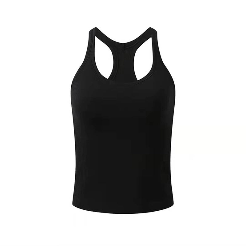 Women's Fashion I-shaped Yoga Clothes Thread Breathable Vest