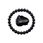 Natural Stone Elastic String Beaded Bracelet