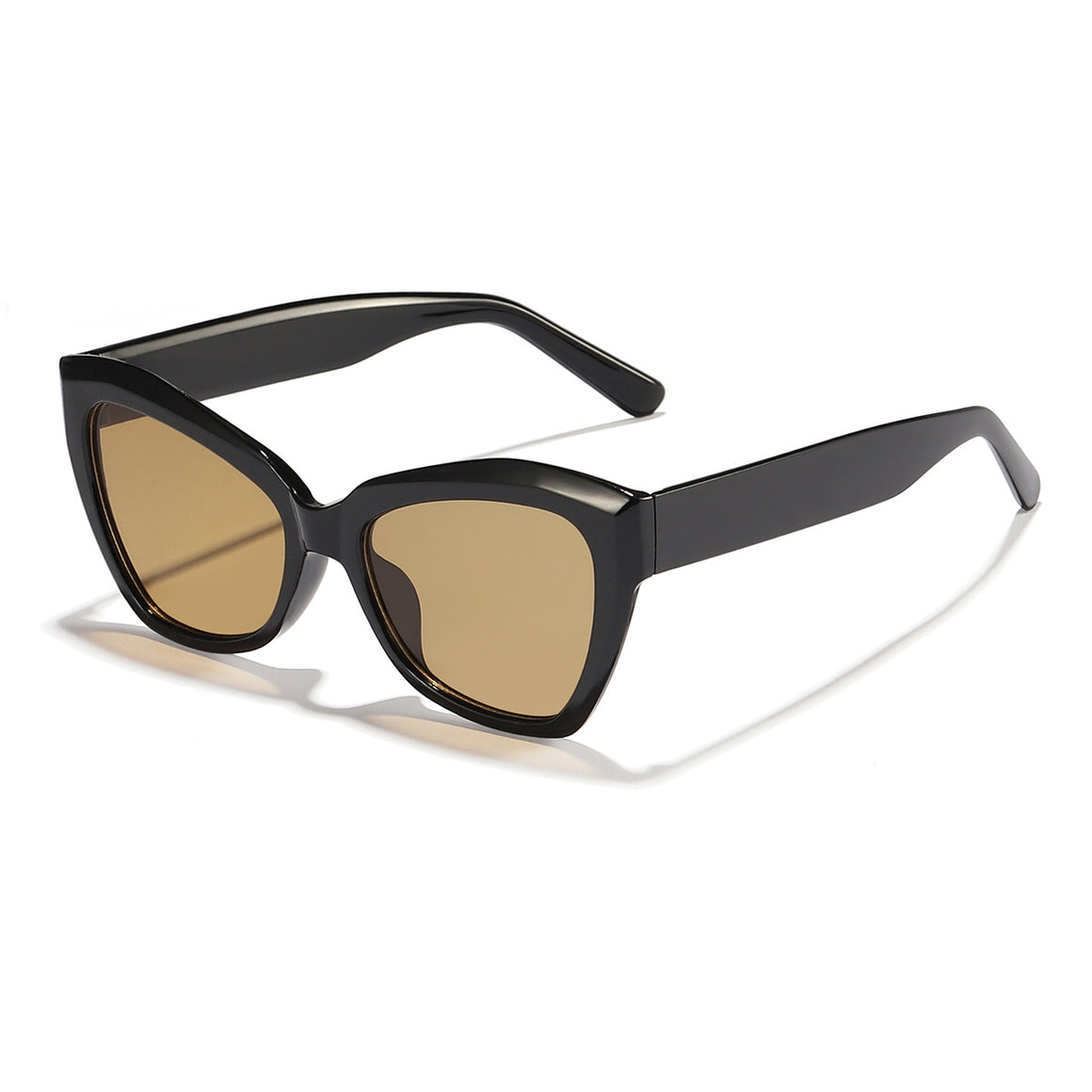 Polygon Large Frame Showing Face Small Sunglasses