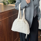South Korea Pleated Cloud Bag Down Cotton Bubble Chain