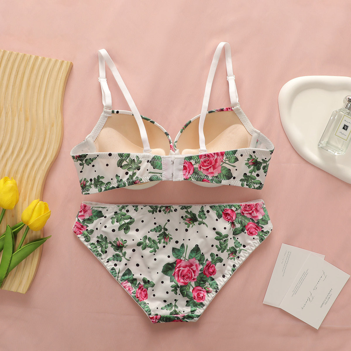 Women's Sweet Push-up Bra Set