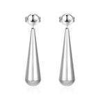 Minimalist Dual-wear-style Long Water Drop Ear Studs
