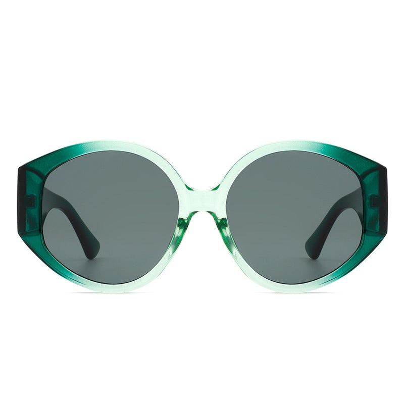 Fashion Round Frame Colorful Sunglasses