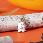Halloween Trick-or-treat Candy Ghost Pendant Necklace
