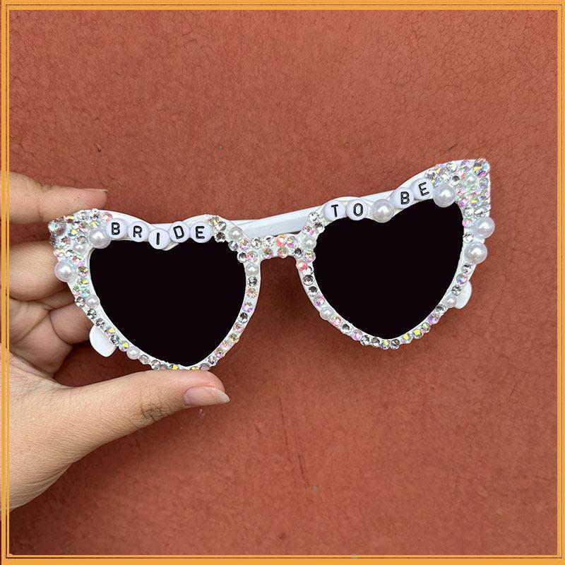 Heart Black Sunglasses Decoration