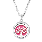 Pendant Perfume Locket Stainless Steel Essential Oil Diffuser Women's Necklace