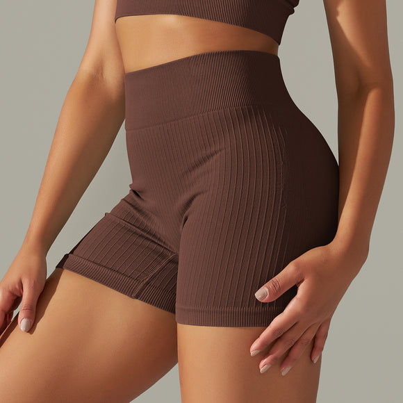 Seamless Thread Knitted Yoga Pants High Waist Hip Lift