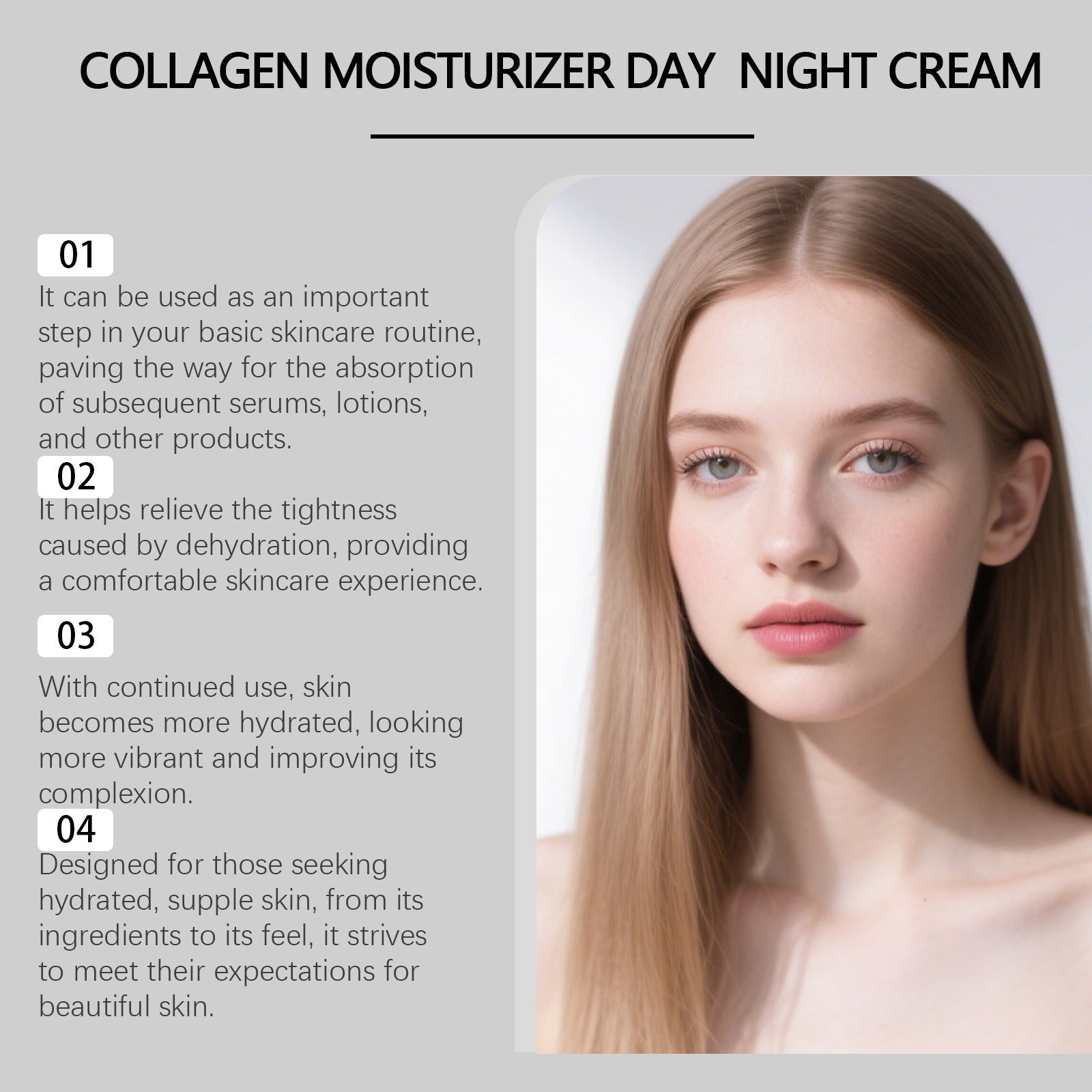 Collagen Moisturizing Cream Hydrating Rejuvenation Skin Rejuvenation